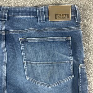 Duluth Trading Co Jeans  40x30 Ballroom Double Flex Standard Fit Denim Carpenter